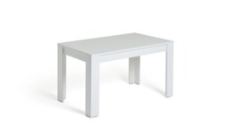 Argos Home Miami Gloss 4 Seater Dining Table - White - thumbnail 1