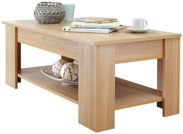 GFW Lift Up Coffee Table - Natural - image 1