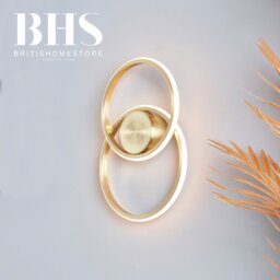 BHS Eye Metal LED Wall Light - Brass - thumbnail 2