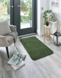 Buddy Forest Green Shaggy Rug - 60x100cm