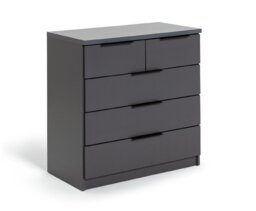 Argos Home Hallingford 5 Drawer Chest - Anthracite - thumbnail 1