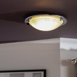 Argos Home Flush light Fitting - Chrome - thumbnail 1