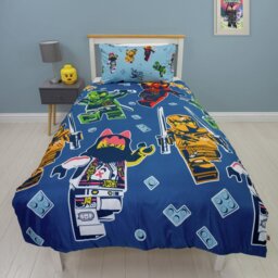 LEGO Ninjago Blue Kids Bedding Set - Single - thumbnail 1