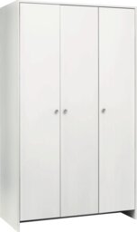 Argos Home Seville 3 Door Wardrobe - White - thumbnail 1