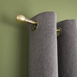 Argos Home Extendable Metal Pommel Brass Curtain Pole - 120 - 210cm - thumbnail 2