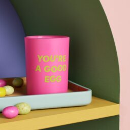 Argos Home Youre a Good Egg Candle - thumbnail 1