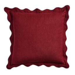 Habitat Scallop Cushion - Pomegranate - 43x43cm - thumbnail 2