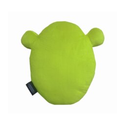 Shrek Face Cushion Green - 35x28cm - thumbnail 2
