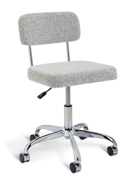 Habitat Haki Fabric Office Chair - Grey - image 1