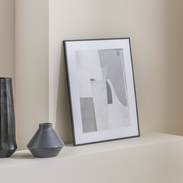Argos Home Black Aluminium Picture Frame - 40x50cm - image 1