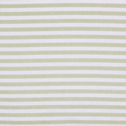 Habitat Green Stripe Printed Fitted Sheet - Single - thumbnail 2
