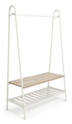 Habitat Turner Double Clothes Rail - White