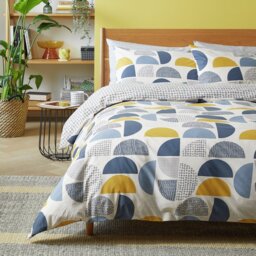 Argos Home New Geo Blocks Bedding Set - King size - thumbnail 1