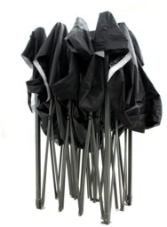 All Seasons 3m x 4.5m Pop Up Garden Gazebo - Black - thumbnail 2