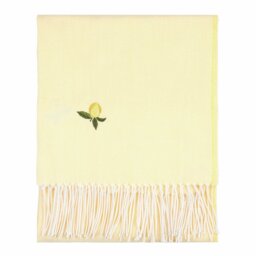 Furn Fruits Zesty Lemon Tassel Throw - Yellow - 130x180cm - thumbnail 2