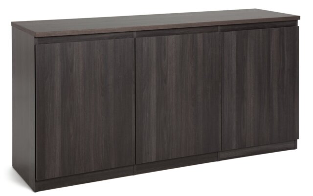 Argos Home Jenson 3 Door Sideboard - Black Brown - image 1