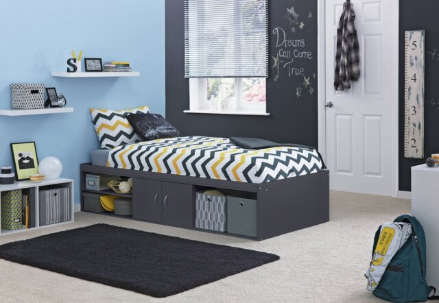 Argos Home Freddie Storage Cabin Bed - Anthracite - image 1