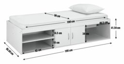 Argos Home Freddie Storage Cabin Bed - Anthracite - thumbnail 2