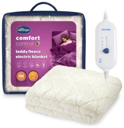 Silentnight Teddy Fleece Electric Blanket - Single