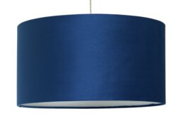 Habitat Blue Velvet Easy Fit Lampshade - 49cm - thumbnail 2