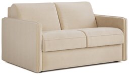 Jay-Be Slim Fabric 2 Seater Sofa Bed - Cream