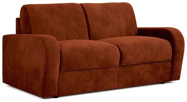 Jay-Be Deco Fabric 2 Seater Sofa Bed - Orange - image 1