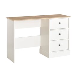 Argos Home Kensington 3 Drawer Dressing Table - Ivory - thumbnail 1