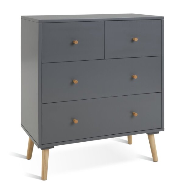 Habitat Otto 4 Drawer Chest - Grey - image 1