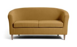Argos Home Fabric 2 Seater Tub Sofa - Mustard