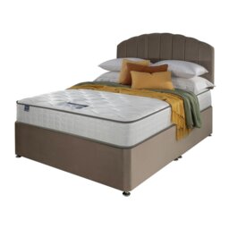 Silentnight Middleton Double Divan Bed - Mink - thumbnail 2