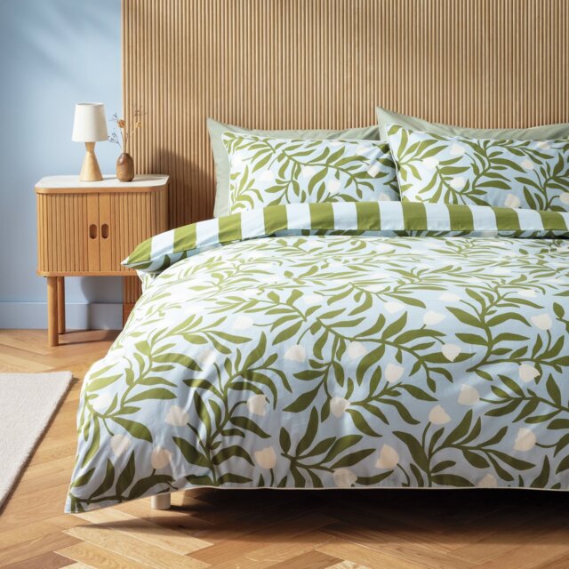 Habitat x Scion Odette Cotton Floral Blue Bedding Set - King - image 1