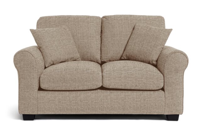 Argos Home Lisbon Fabric 2 Seater Sofa - Stone - image 1