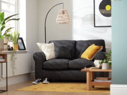 Argos Home Lisbon Fabric 2 Seater Sofa - Stone - thumbnail 2