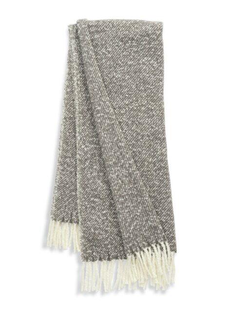 Habitat Faux Mohair Throw - Charcoal - 150x200cm - image 1