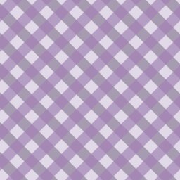 rucomfy Check Garden Chair Cushion - Lilac - thumbnail 2