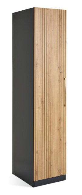 Habitat Hamburg 1 Door Wardrobe - Grey & Oak - image 1