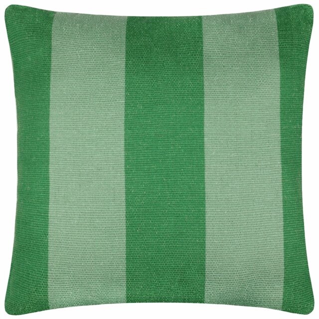 Furn Stripe Woven Green Outdoor Cushion - image 1