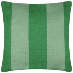Furn Stripe Woven Green Outdoor Cushion