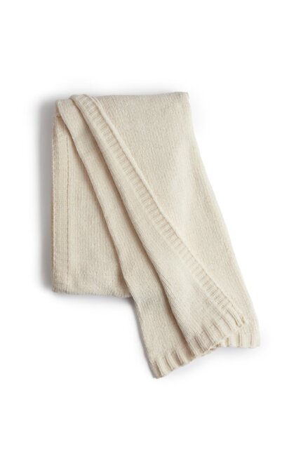 Habitat Chenile Throw - Cream - 125x150cm - image 1