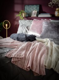 Habitat Chenile Throw - Cream - 125x150cm - thumbnail 2
