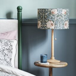 Habitat x Morris & Co. Wooden Table Lamp Base Only - Ash - thumbnail 1