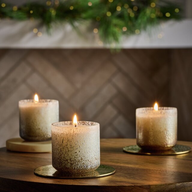 Habitat Confetti Set of 3 Candle - Under the Mistletoe - image 1