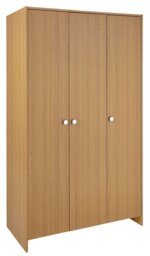 Argos Home Seville 3 Door Wardrobe - Oak Effect - thumbnail 1
