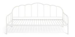 Habitat Petal Single Metal Day Bed Frame - White - thumbnail 2