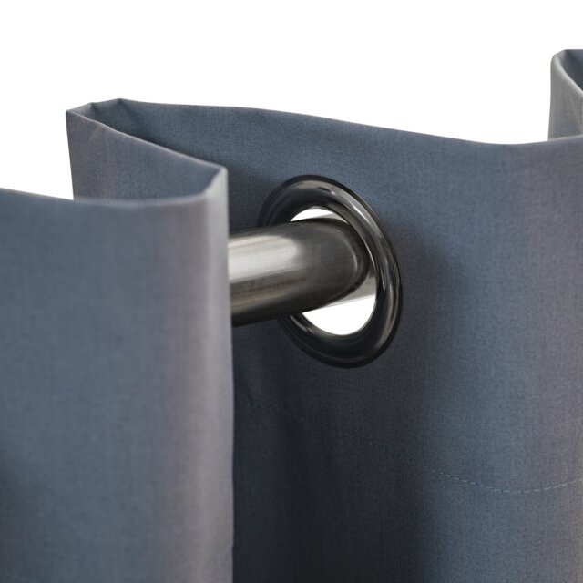 Habitat Blackout Eyelet Curtains - Blue - 168x229cm - image 1