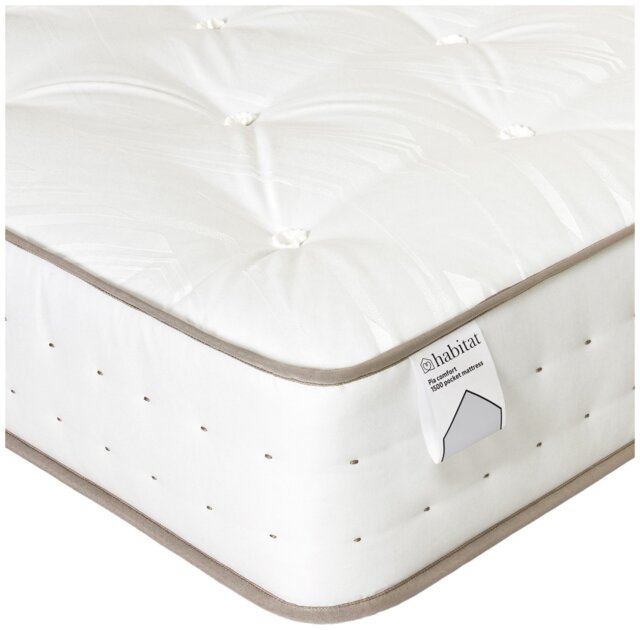 Habitat Pia Natural 1500 Pocket Comfort Mattress - Single - image 1
