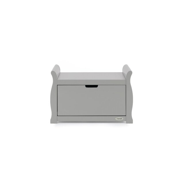 Obaby Kids Stamford Sleigh Toy Box - Warm Grey - image 1