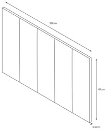 Argos Home Bircham Fabric Single Headboard - Natural - thumbnail 2