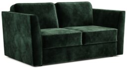 Jay-Be Elegance Velvet 2 Seater Sofa Bed - Dark Green - thumbnail 1
