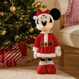 Disney Minnie Mouse Standing Plush Christmas Decoration - thumbnail 1